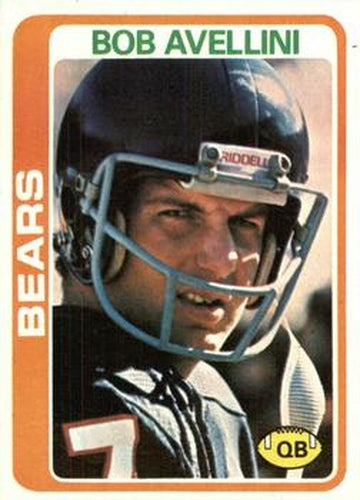 #15 Bob Avellini - Chicago Bears - 1978 Topps Football