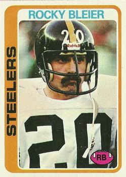 #19 Rocky Bleier - Pittsburgh Steelers - 1978 Topps Football
