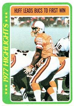 #1 Gary Huff - Tampa Bay Buccaneers - 1978 Topps Football