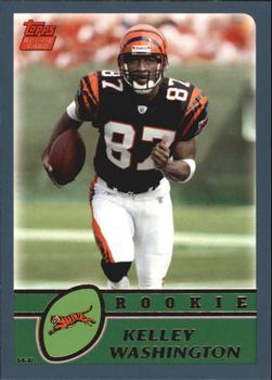 #322 Kelley Washington - Cincinnati Bengals - 2003 Topps Football