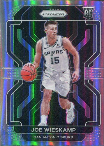 #322 Joe Wieskamp - San Antonio Spurs - 2021-22 Panini Prizm - Silver Basketball