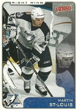 #322 Martin St. Louis - Tampa Bay Lightning - 2001-02 Upper Deck Victory Hockey