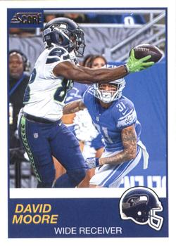 #322 David Moore - Seattle Seahawks - 2019 Score Football