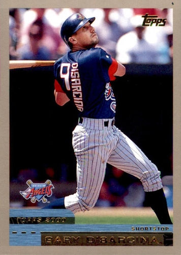 #322 Gary DiSarcina - Anaheim Angels - 2000 Topps Baseball