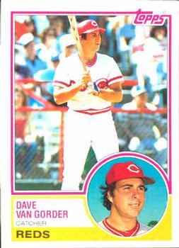 #322 Dave Van Gorder - Cincinnati Reds - 1983 Topps Baseball