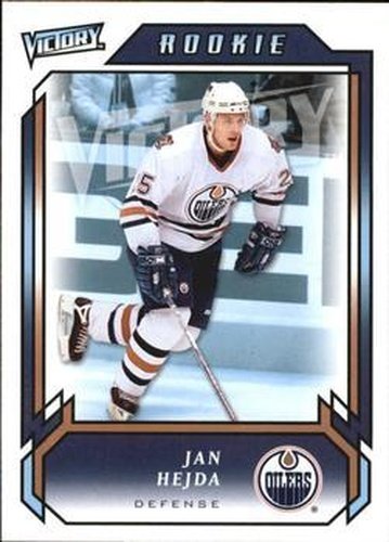 #322 Jan Hejda - Edmonton Oilers - 2006-07 Upper Deck Victory Update Hockey