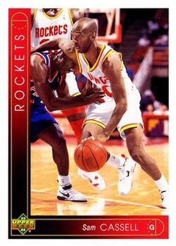#322 Sam Cassell - Houston Rockets - 1993-94 Upper Deck Basketball