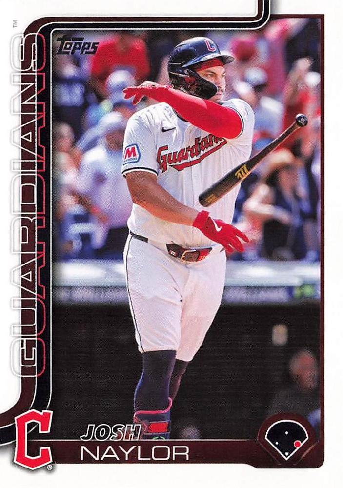 #322 Josh Naylor - Cleveland Guardians - 2025 Topps Baseball