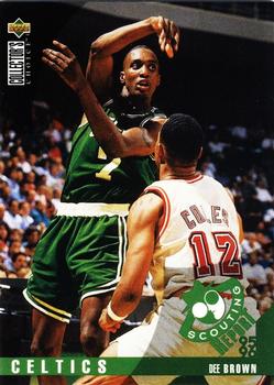 #322 Dee Brown - Boston Celtics - 1995-96 Collector's Choice Basketball