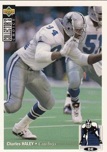 #322 Charles Haley - Dallas Cowboys - 1994 Collector's Choice Football