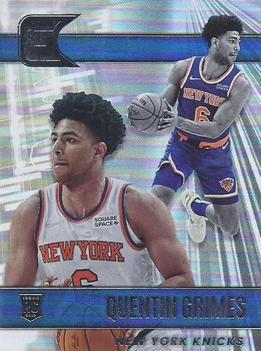 #322 Quentin Grimes - New York Knicks - 2021-22 Panini Chronicles Basketball