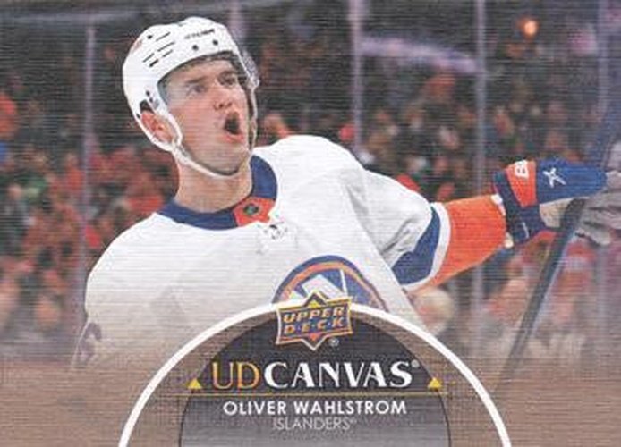 #C322 Oliver Wahlstrom - New York Islanders - 2021-22 Upper Deck - UD Canvas Hockey