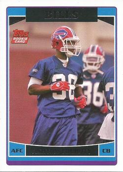 #322 Ashton Youboty - Buffalo Bills - 2006 Topps Football