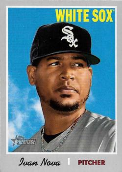 #322b Ivan Nova - Chicago White Sox - 2019 Topps Heritage Baseball