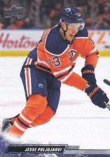 #323 Jesse Puljujarvi - Edmonton Oilers - 2022-23 Upper Deck Hockey