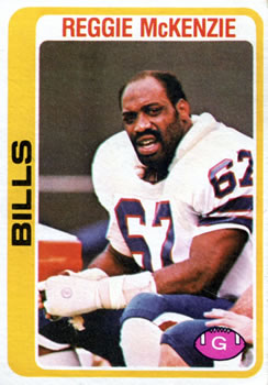 #323 Reggie McKenzie - Buffalo Bills - 1978 Topps Football