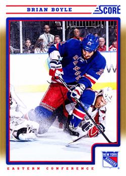 #323 Brian Boyle - New York Rangers - 2012-13 Score - Gold Rush Hockey
