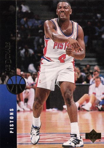 #323 Joe Dumars - Detroit Pistons - 1994-95 Upper Deck Basketball