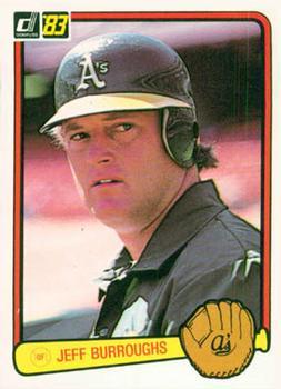#323 Jeff Burroughs - Oakland Athletics - 1983 Donruss Baseball