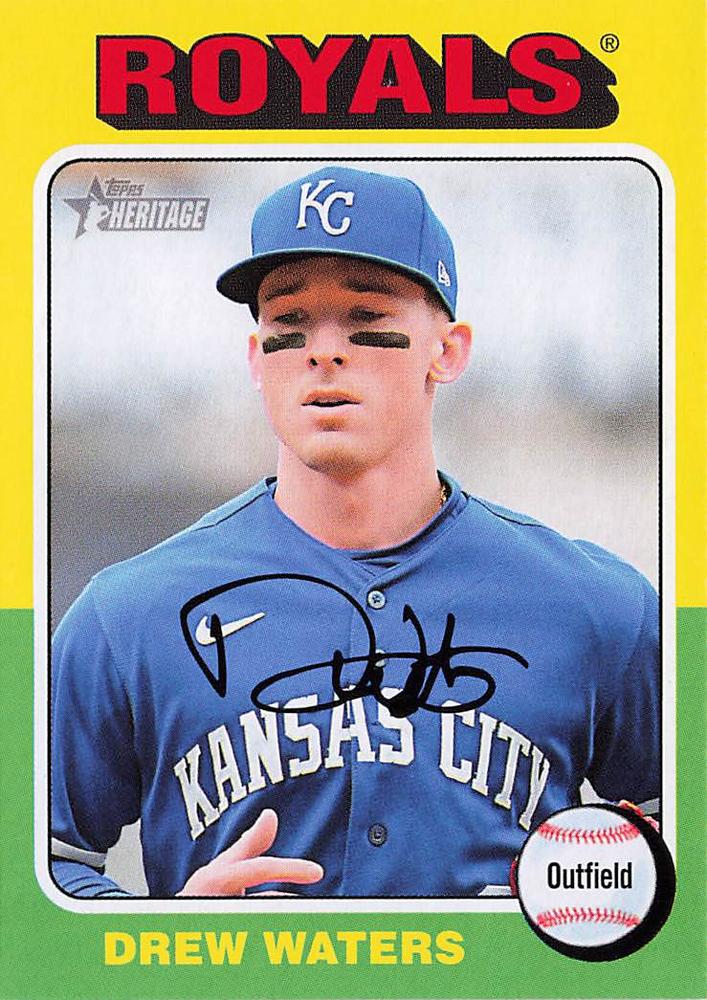 #323 Drew Waters - Kansas City Royals - 2024 Topps Heritage Baseball