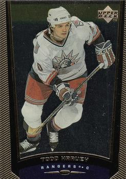 #323 Todd Harvey - New York Rangers - 1998-99 Upper Deck Gold Reserve Hockey