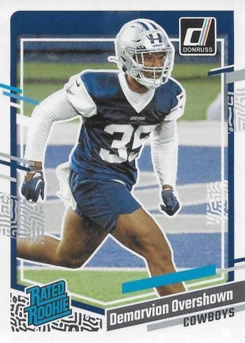 #323 Demarvion Overshown - Dallas Cowboys - 2023 Donruss Football