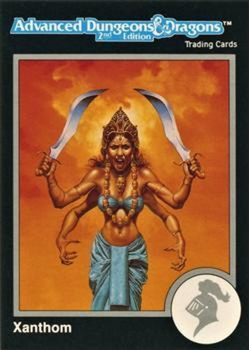 #323 Xanthom - 1991 TSR Advanced Dungeons & Dragons - Silver