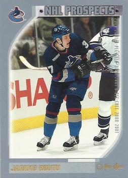 #323 Jarkko Ruutu - Vancouver Canucks - 2000-01 O-Pee-Chee Hockey