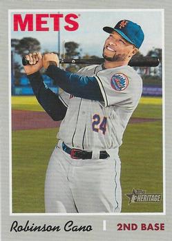 #323b Robinson Cano - New York Mets - 2019 Topps Heritage Baseball