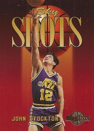 #324 John Stockton - Utah Jazz - 1994-95 SkyBox Premium Basketball