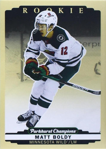 #324 Matt Boldy - Minnesota Wild - 2022-23 Parkhurst Champions Hockey