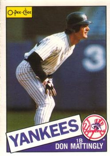 #324 Don Mattingly - New York Yankees - 1985 O-Pee-Chee Baseball