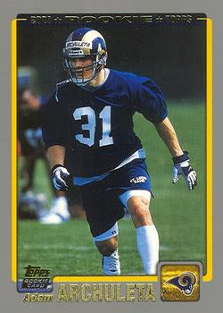 #324 Adam Archuleta - St. Louis Rams - 2001 Topps Football