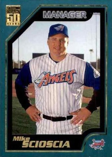 #324 Mike Scioscia - Anaheim Angels - 2001 Topps Baseball