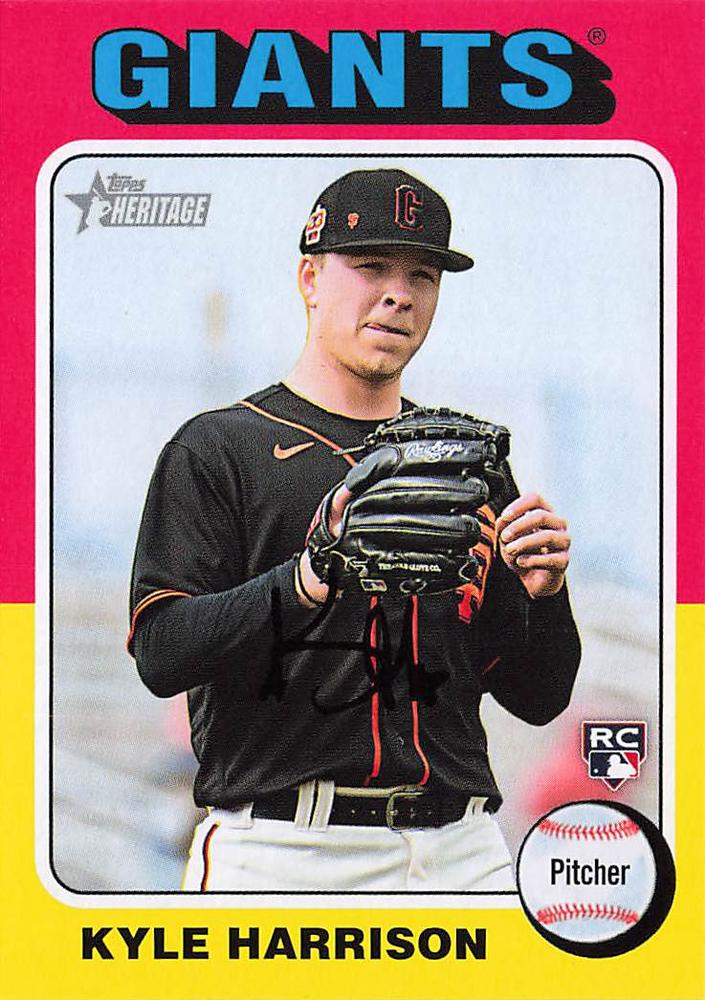 #324 Kyle Harrison - San Francisco Giants - 2024 Topps Heritage Baseball