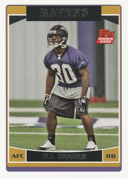 #324 P.J. Daniels - Baltimore Ravens - 2006 Topps Football