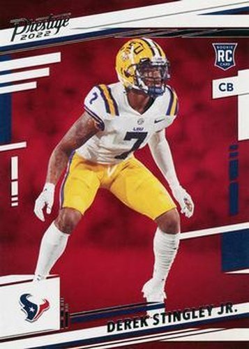#324 Derek Stingley Jr. - Houston Texans - 2022 Panini Prestige Football