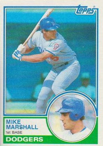 #324 Mike Marshall - Los Angeles Dodgers - 1983 Topps Baseball