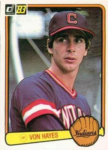 #324 Von Hayes - Cleveland Indians - 1983 Donruss Baseball