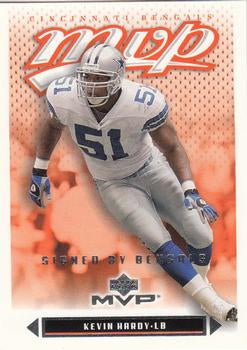 #324 Kevin Hardy - Cincinnati Bengals - 2003 Upper Deck MVP Football