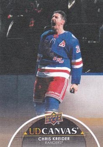 #C324 Chris Kreider - New York Rangers - 2021-22 Upper Deck - UD Canvas Hockey