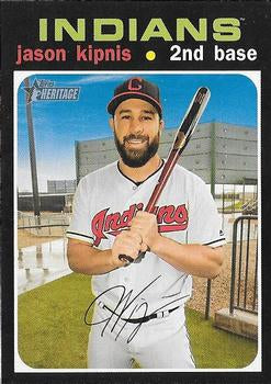 #325 Jason Kipnis - Cleveland Indians - 2020 Topps Heritage Baseball