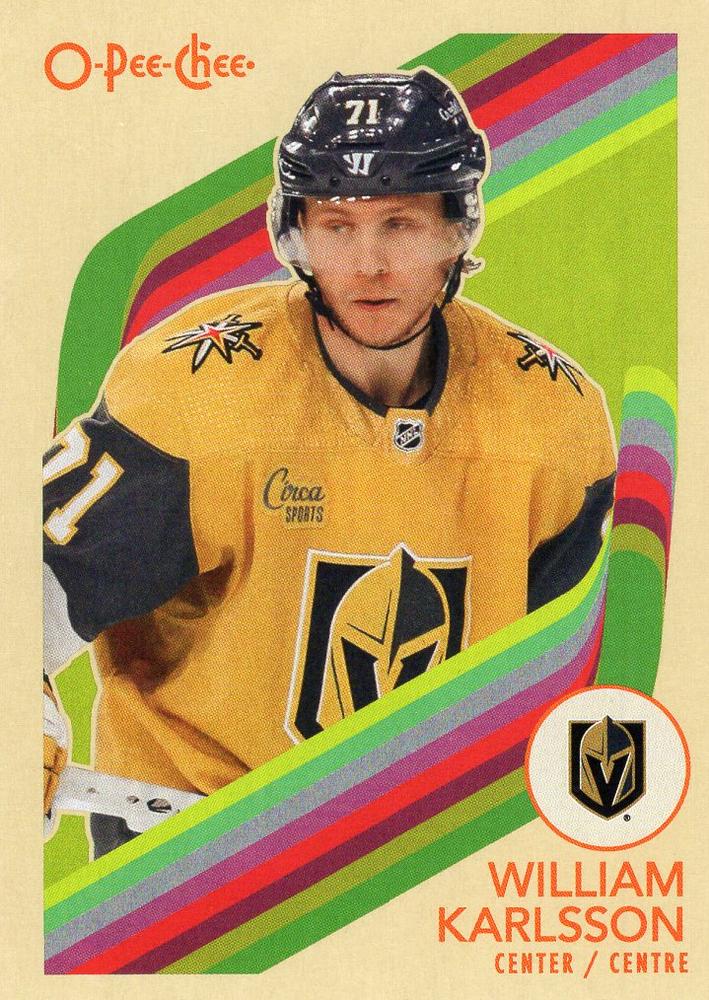 #325 William Karlsson - Vegas Golden Knights - 2023-24 O-Pee-Chee - Retro Hockey