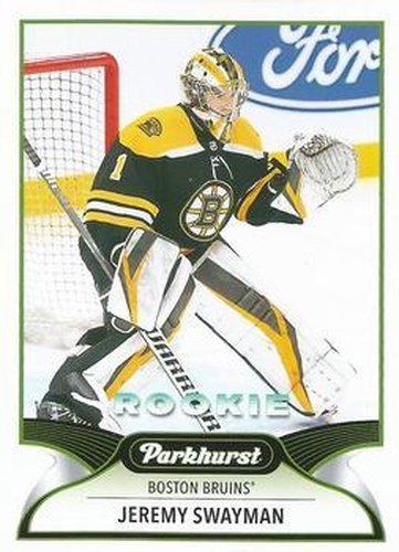 #325 Jeremy Swayman - Boston Bruins - 2021-22 Parkhurst Hockey
