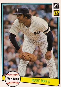 #325 Rudy May - New York Yankees - 1982 Donruss Baseball