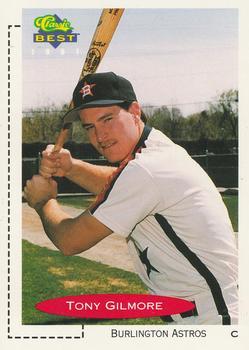 #325 Tony Gilmore - Burlington Astros - 1991 Classic Best Baseball