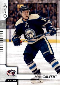 #325 Matt Calvert - Columbus Blue Jackets - 2017-18 O-Pee-Chee Hockey