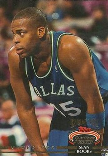#325 Sean Rooks - Dallas Mavericks - 1992-93 Stadium Club Basketball