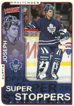 #325 Curtis Joseph - Toronto Maple Leafs - 2001-02 Upper Deck Victory Hockey