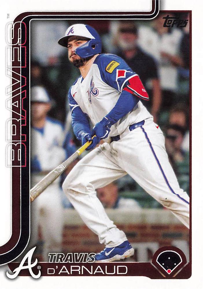 #325 Travis d’Arnaud - Atlanta Braves - 2025 Topps Baseball